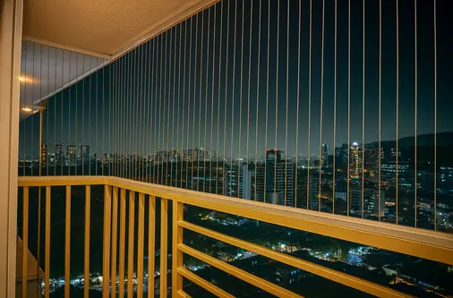 Balcony Invisible Grills Projects of PNR Safety Experts