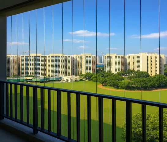 PNR Safety Experts Balcony Invisible Grills