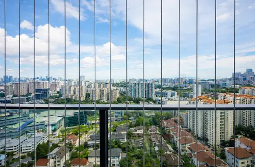 Premium Balcony Invisible Grills Projects of PNR Safety Experts