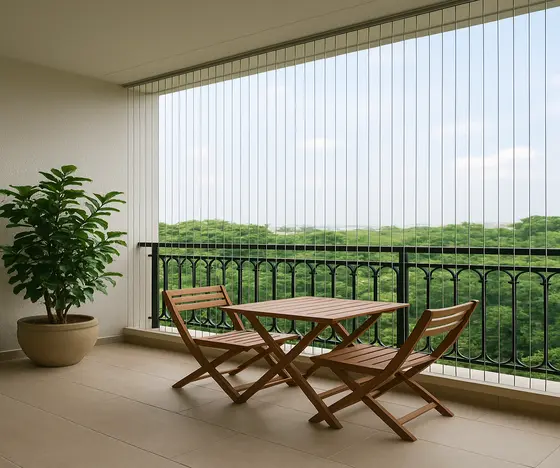 Premium Balcony Invisible Grills Services