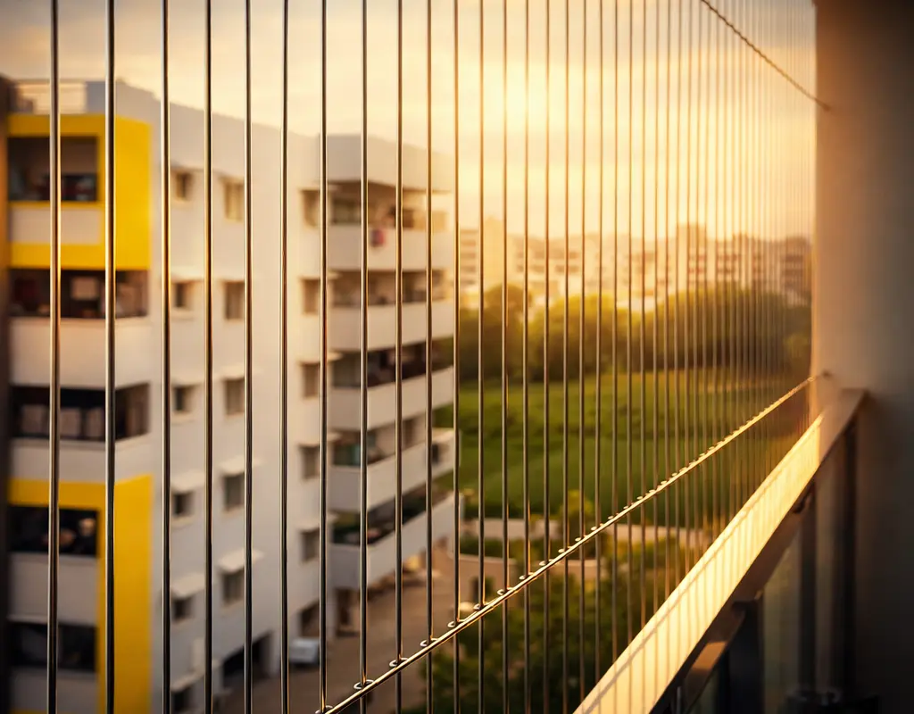Quality Balcony Invisible Grills in Bannerghatta (2)